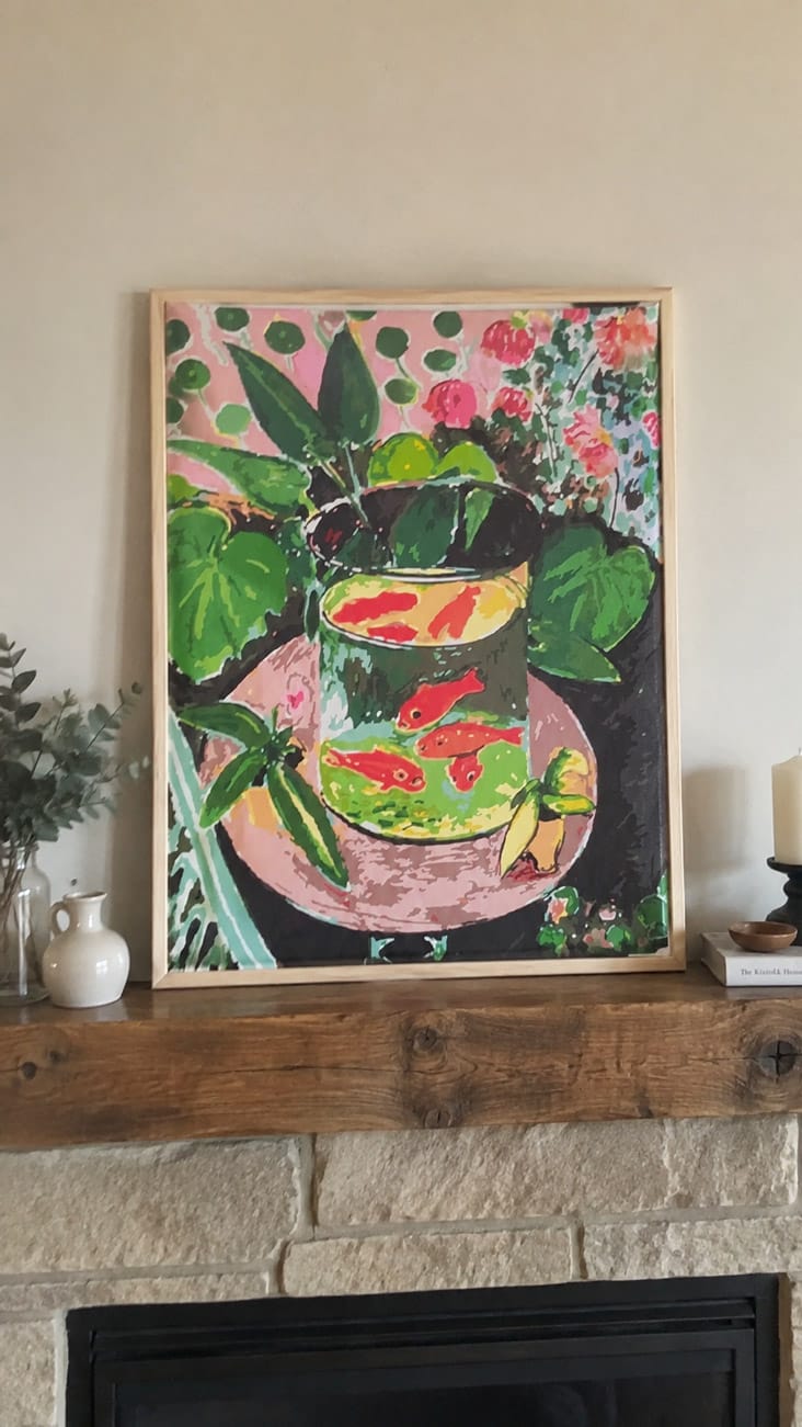 Customer photo review of Les Poissons rouges - Matisse