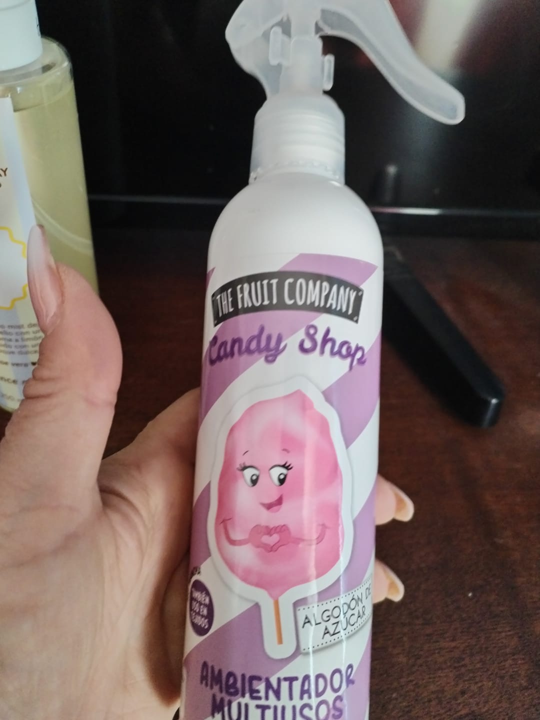 Customer photo review of Home Spray Algodón de Azucar 200 ml The Fruit Company