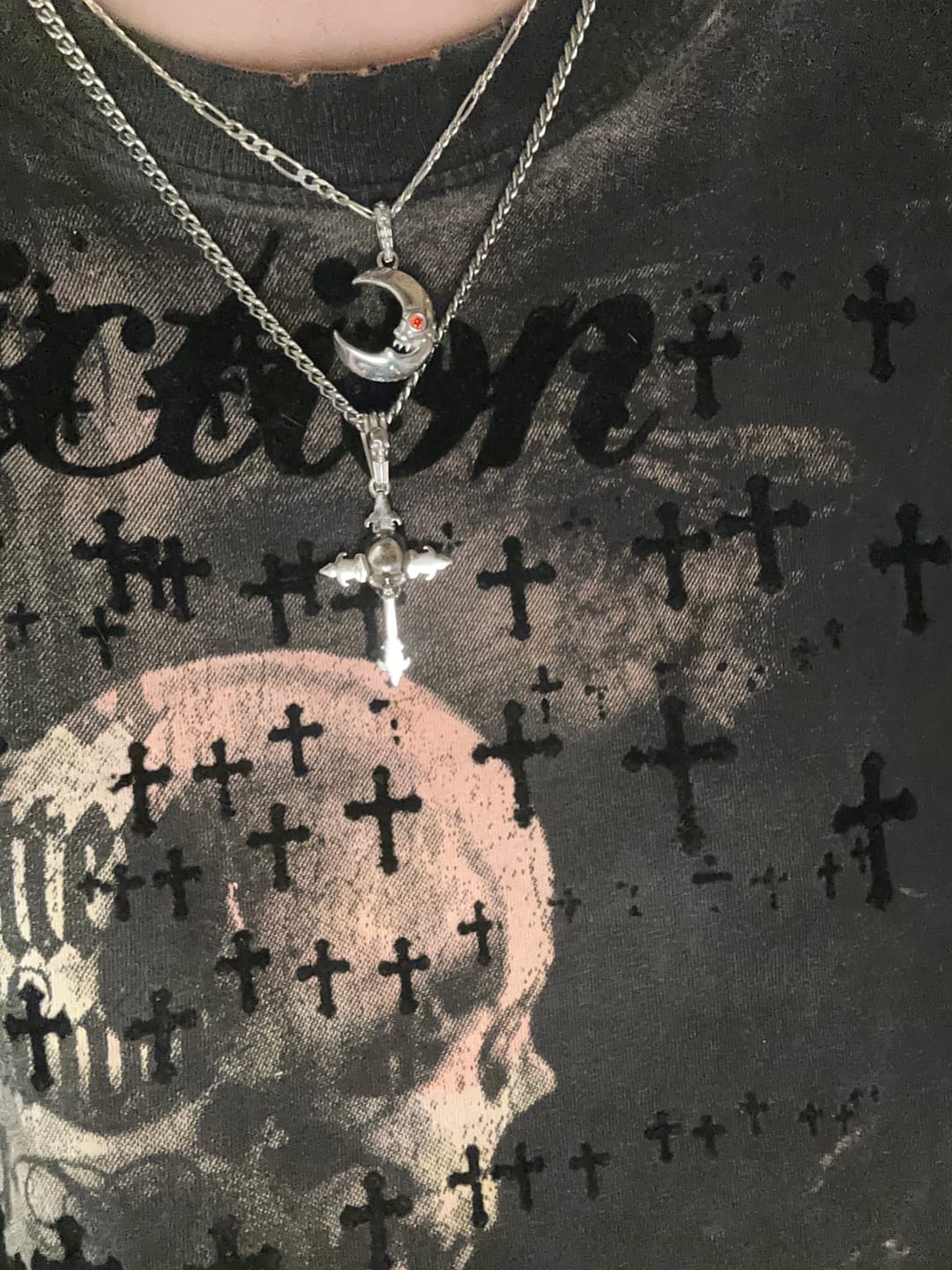 Customer photo review of DOWN YOUR THROAT PENDANT