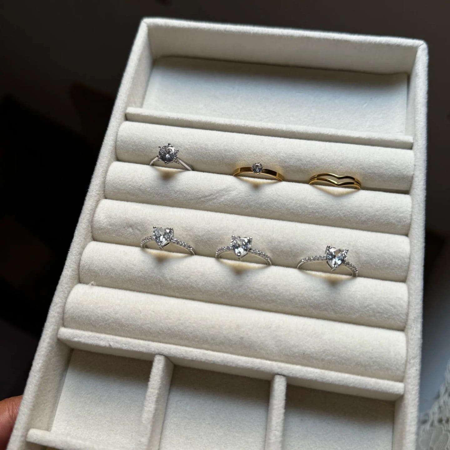 Customer photo review of Eternal Heart Sparkle Ring