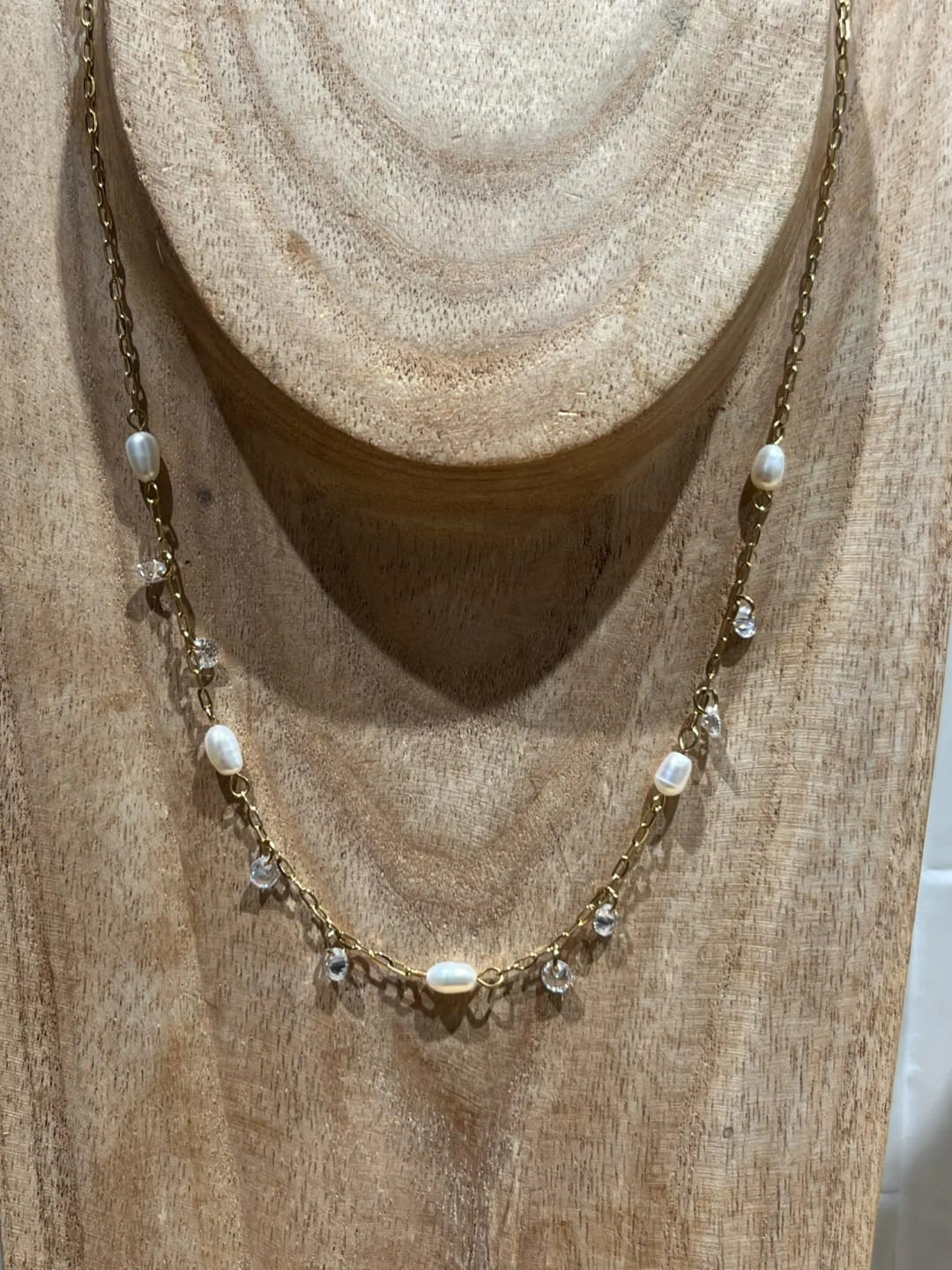 Customer photo review of Ethereal Sparkle Necklace