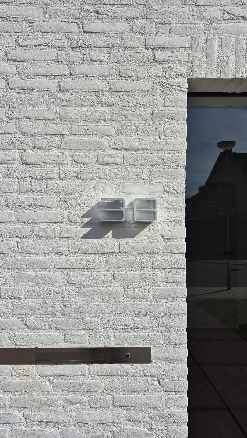 Customer photo review of Entrance Hausnummer
