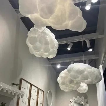 Customer photo review of Cotton Cloud Pendant Light