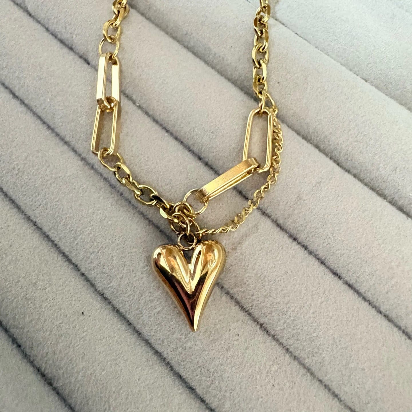 Customer photo review of Romantic Heart Pendant