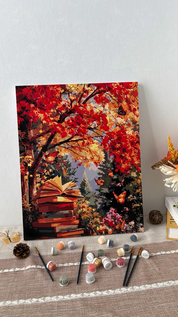 Customer photo review of Lecture d'automne et papillons
