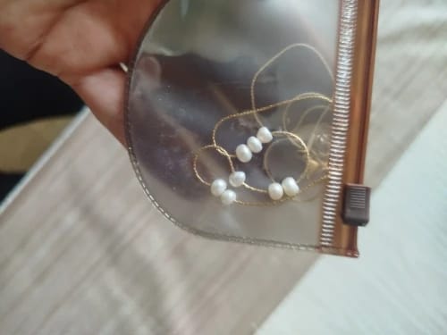 Customer photo review of Chic Loom Natural Pearl Necklace