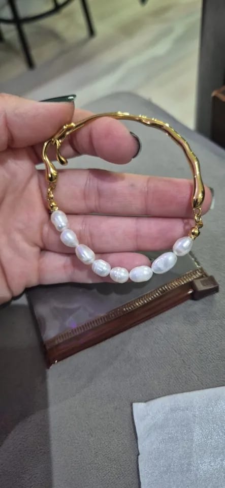 Customer photo review of Pearl Embrace Bracelet