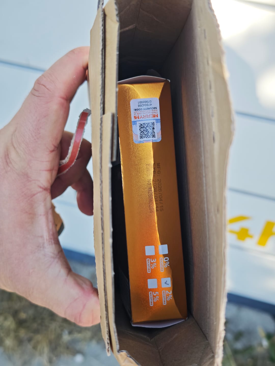 Customer photo review of Jednorazówki MERRYMI Panda Twins 40K Buchów - E papieros 2% | Double Smaków