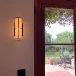 Customer photo review of Fabric Cylinder Wall Lamp