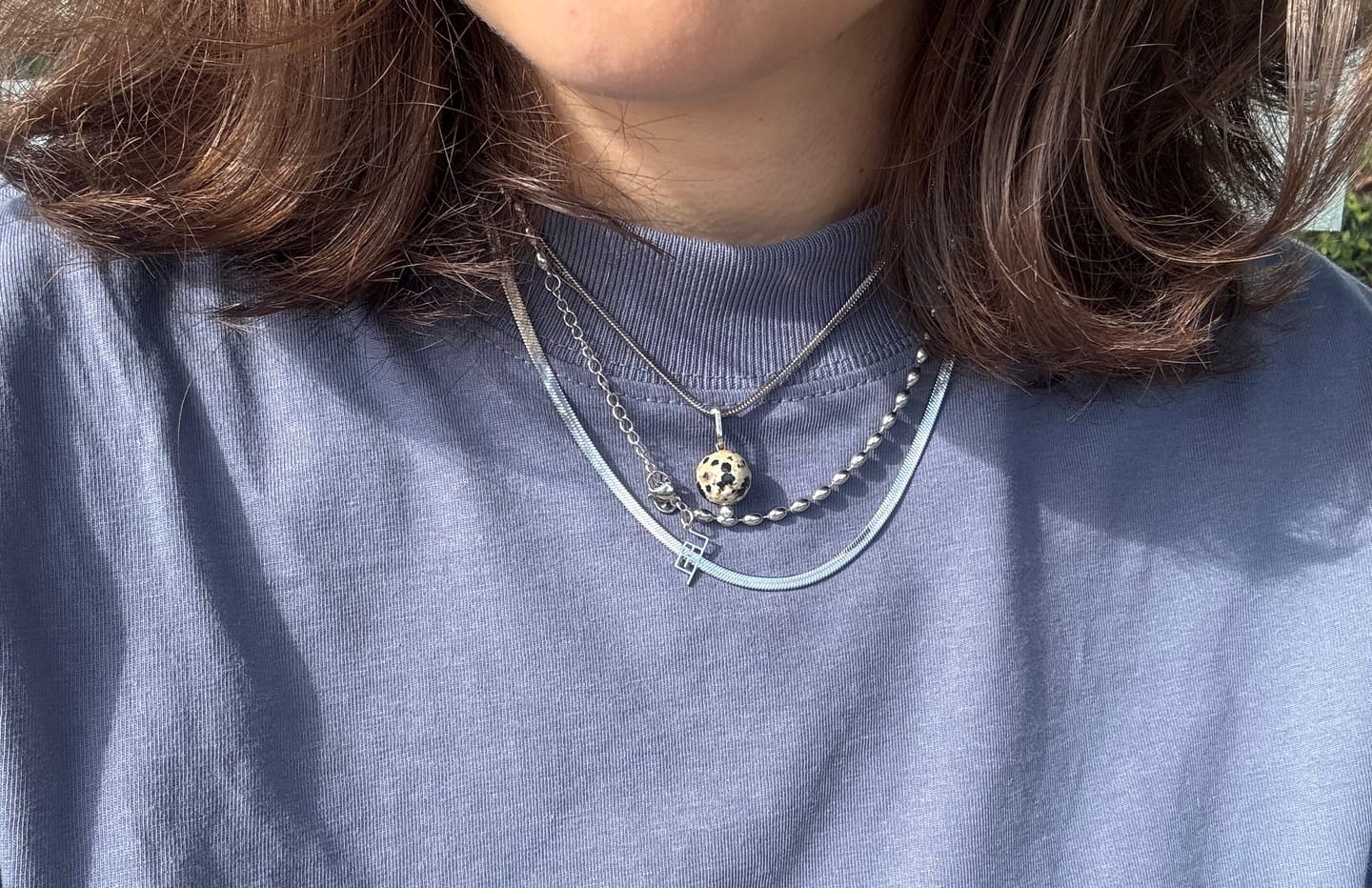 Customer photo review of DAILY GEM NECKLACE