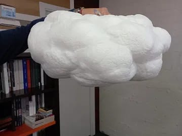 Customer photo review of Cotton Cloud Pendant Light