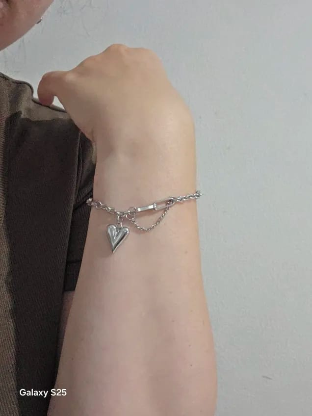 Customer photo review of Romantic Heart Pendant