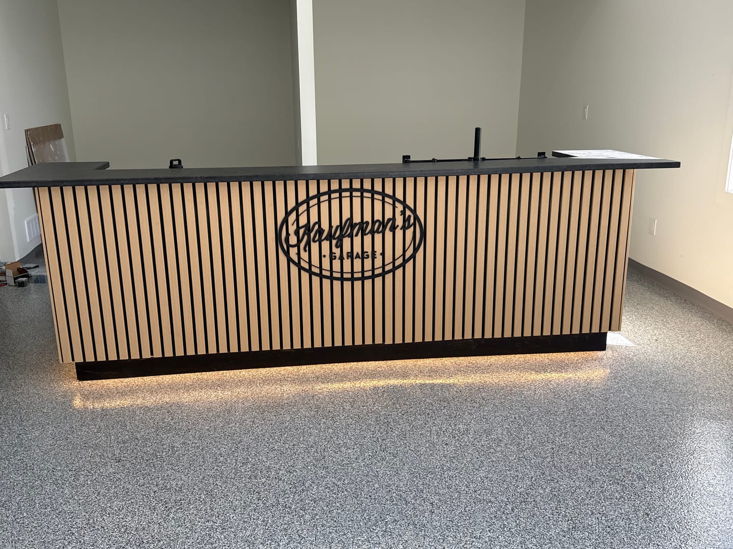 Customer photo review of Custom Wall Mounted Acrylic Cutout 3D Sign (Indoor) (S3)