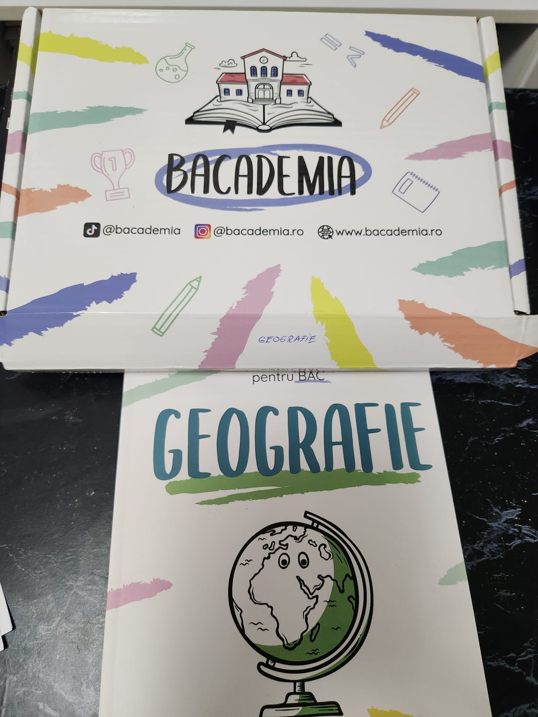 Customer photo review of Carte Geografie Bacalaureat Bacademia