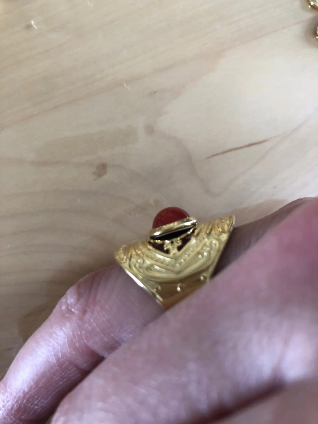 Customer photo review of Royal Ember Ring
