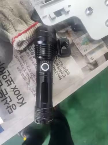 Customer photo review of Heavy-Duty Waterproof LED Flashlight - Telescopic Zoom Torch for Hiking