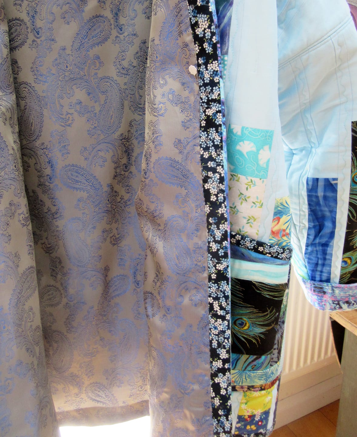 Customer photo review of Paisley Jacquard Lining Fabric
