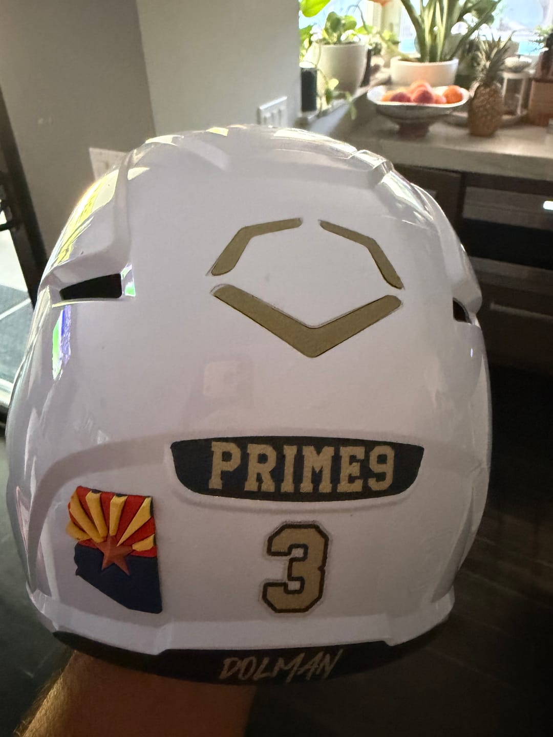 Customer photo review of Helmet Number Kit