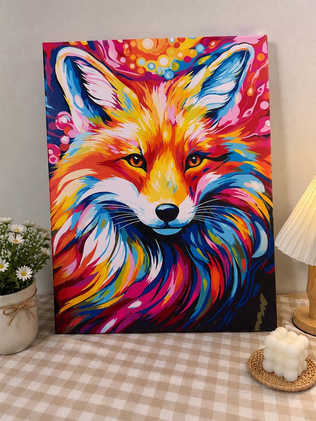 Customer photo review of Renard Coloré Abstrait