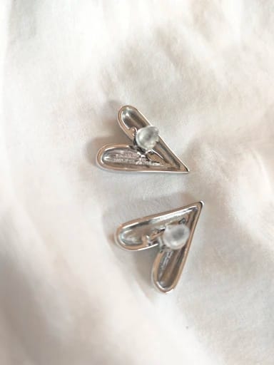 Customer photo review of Sofia's Heart Studs