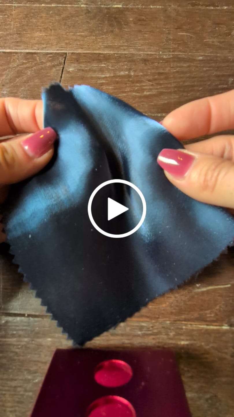 Customer video review of Liquid Shimmery Chiffon