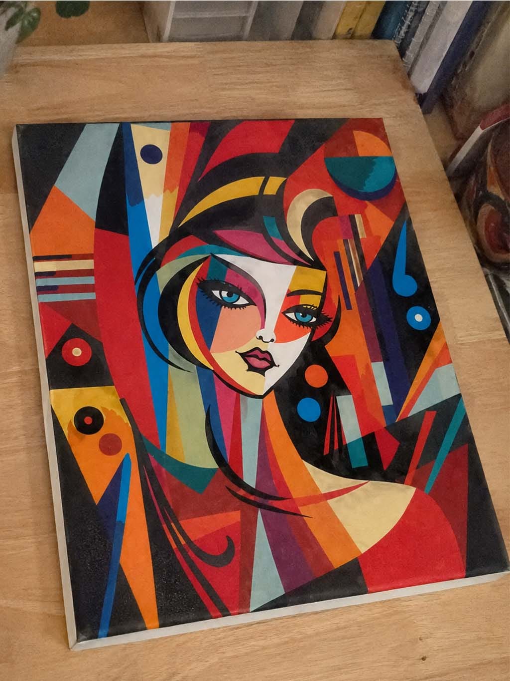 Customer photo review of Femme abstraite style Picasso