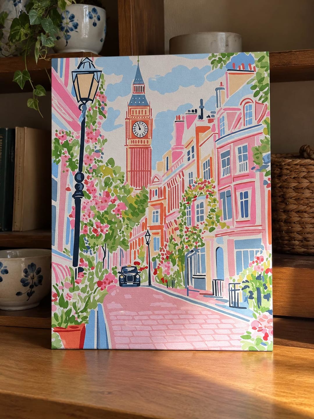 Customer photo review of Coffret Peinture par numéros - Pastel de Londres