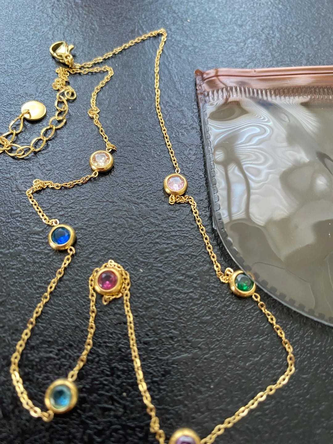 Customer photo review of Prism Blossom Necklace