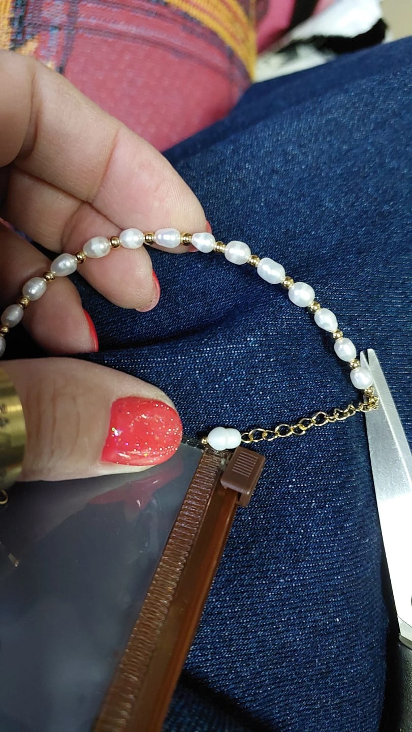 Customer photo review of Pure Pearl Bracelet
