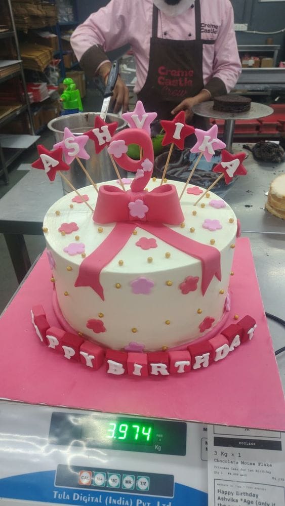 Customer photo review of Princess Cake for 1st Birthday