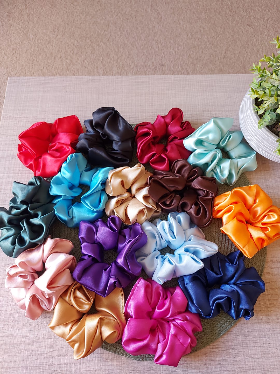 Customer photo review of Liquid Satin Fabric