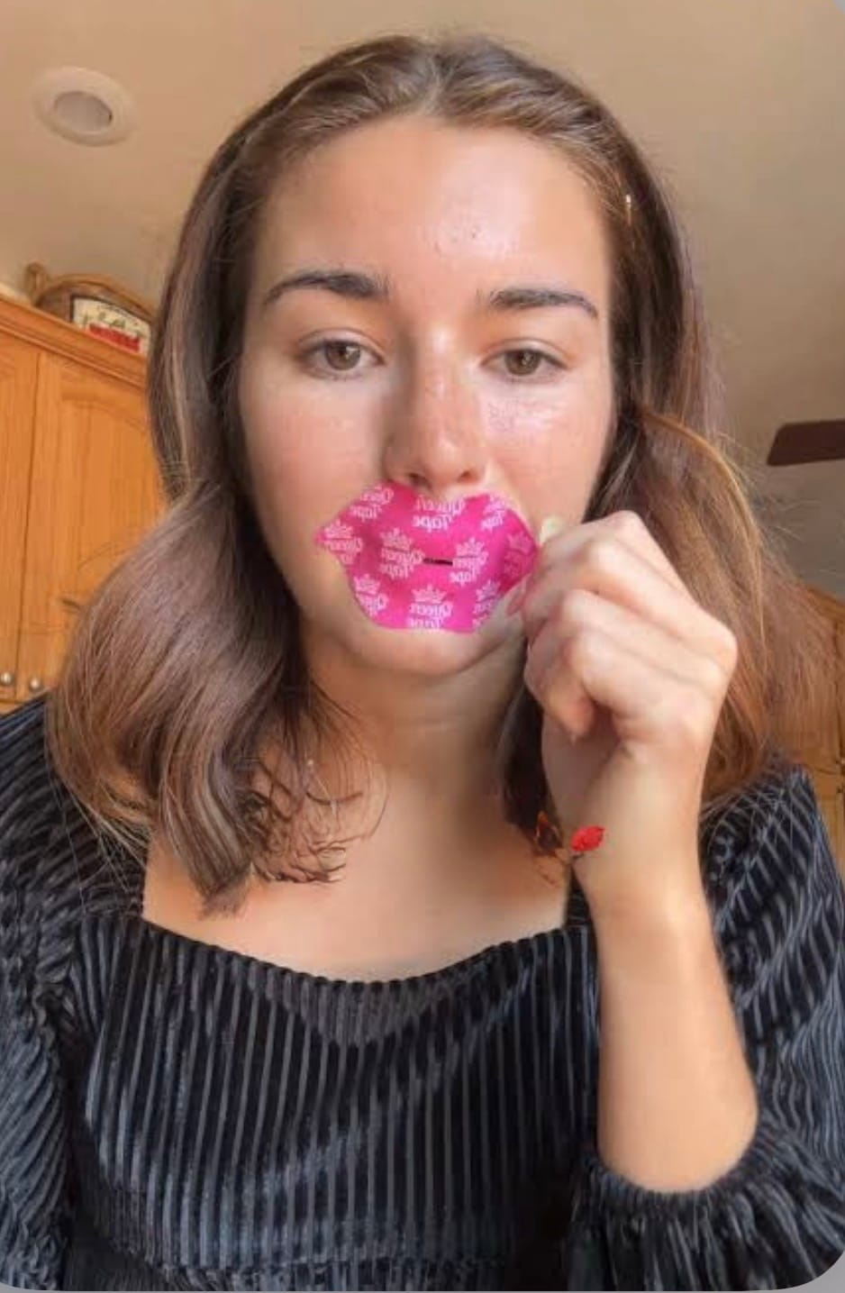 Customer photo review of Plump Tape · Cinta Labial Voluminizadora de Noche