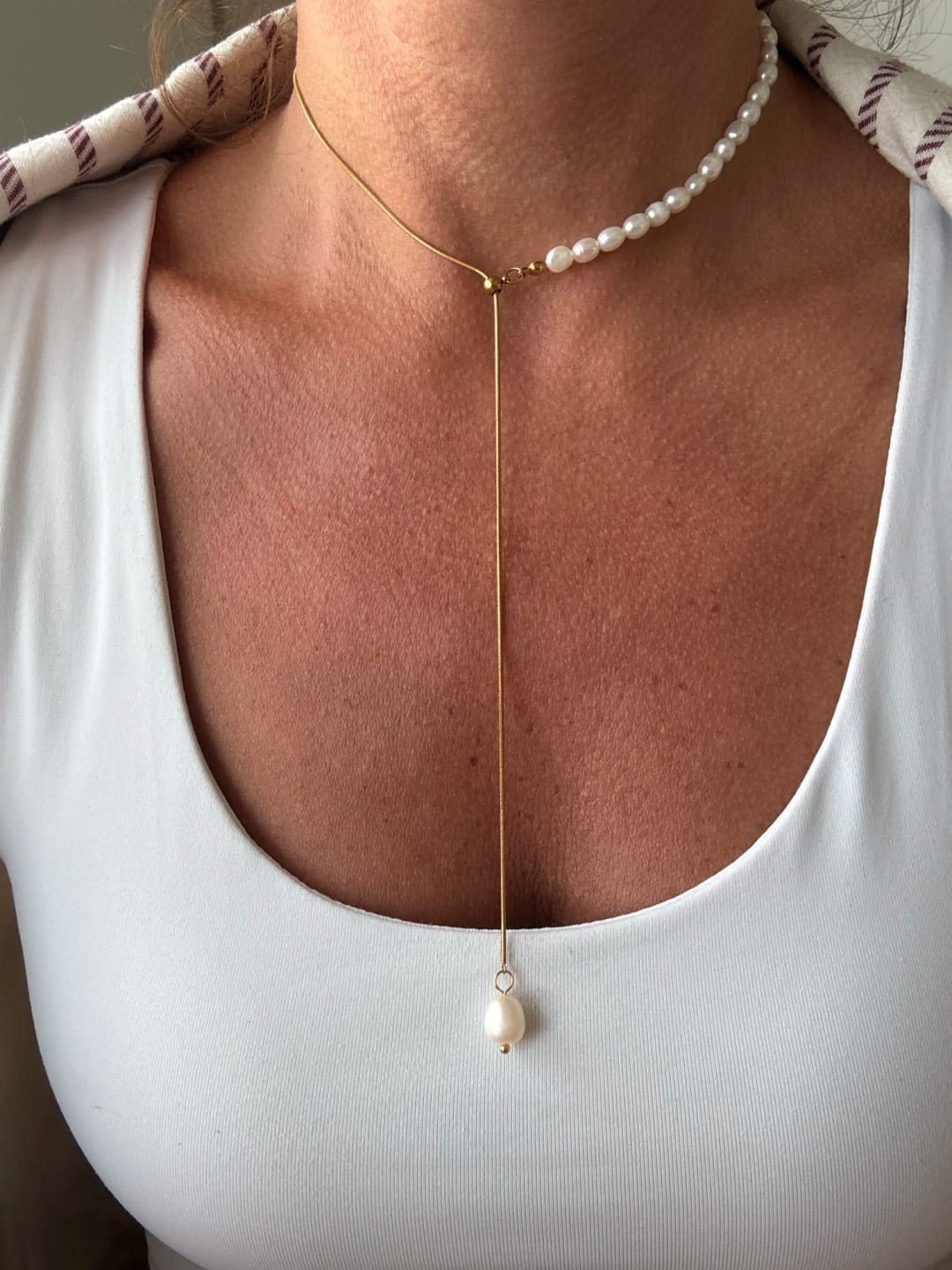 Customer photo review of Celestial Chain Necklace