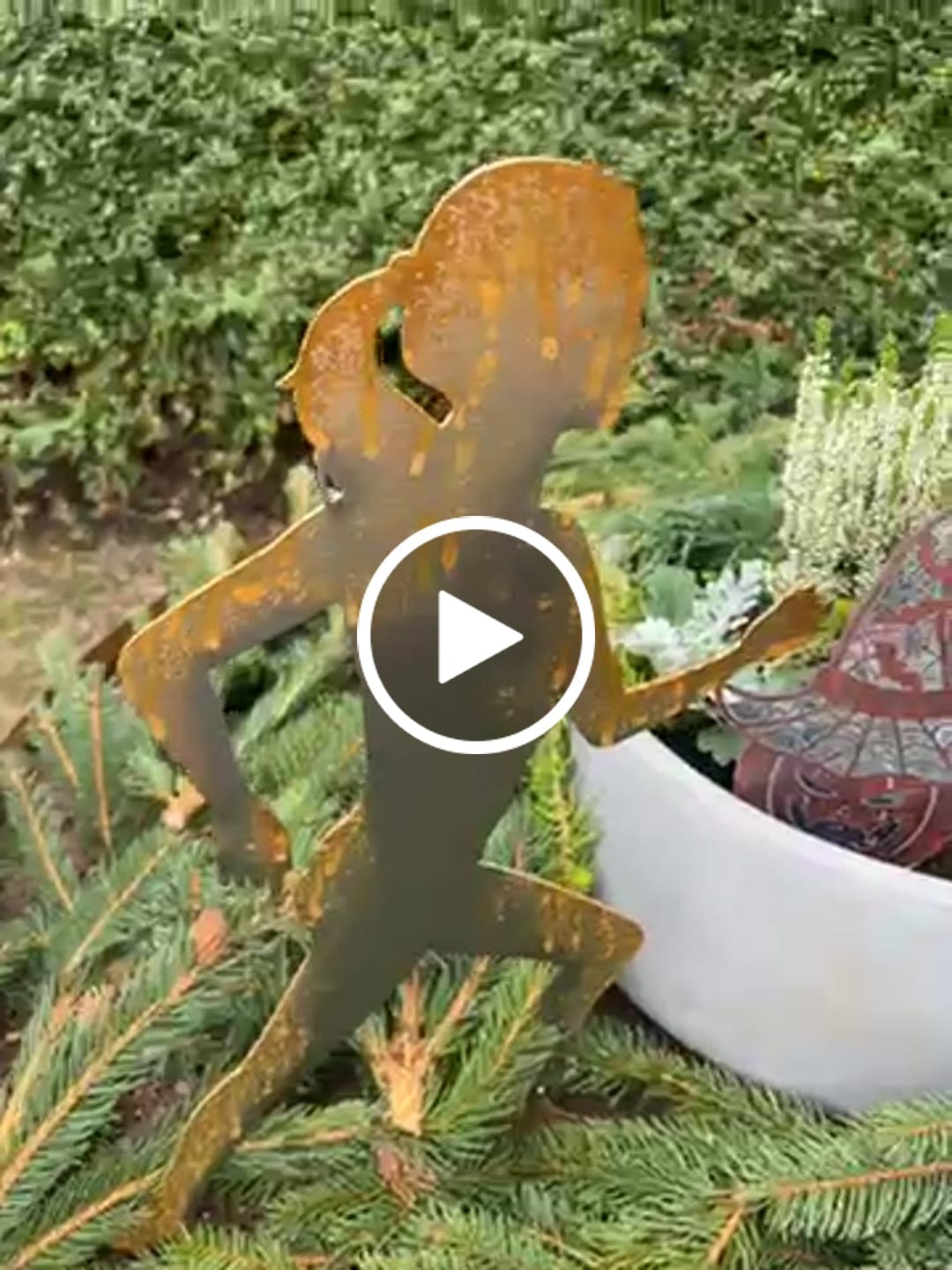 Customer video review of Gartenstecker Läuferin