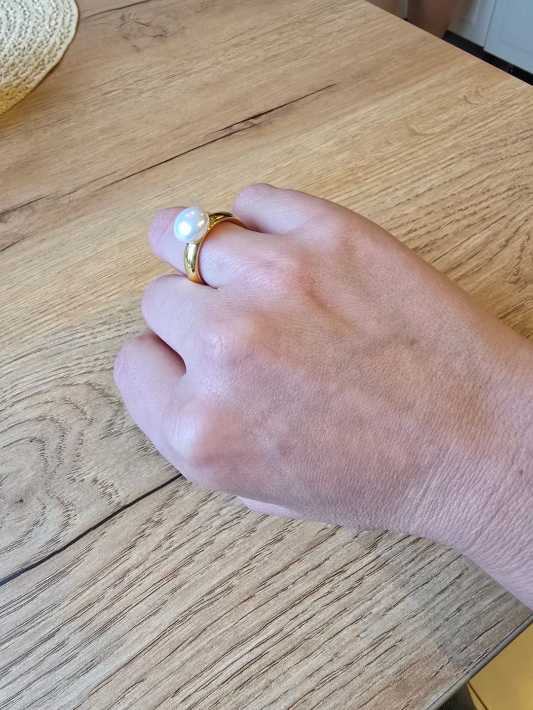 Customer photo review of Aura Pearl Band
