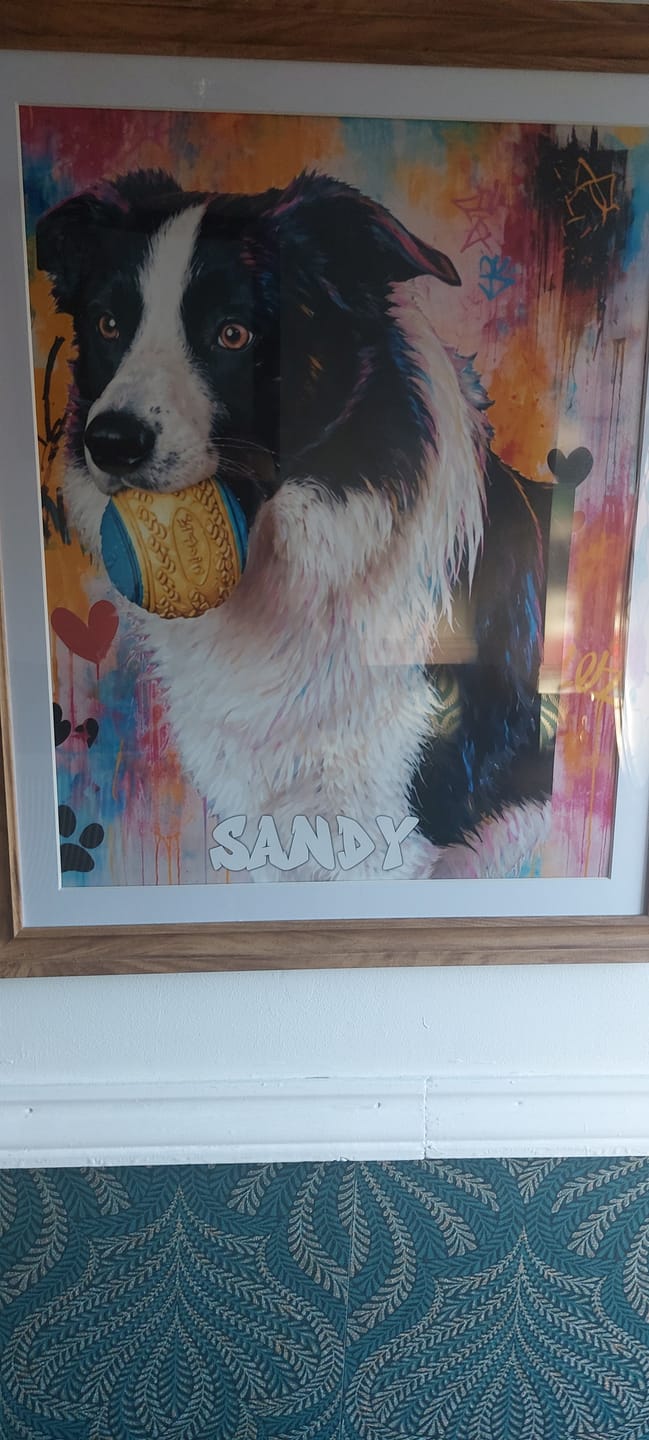 Customer photo review of Graffiti -  Personalised Poster