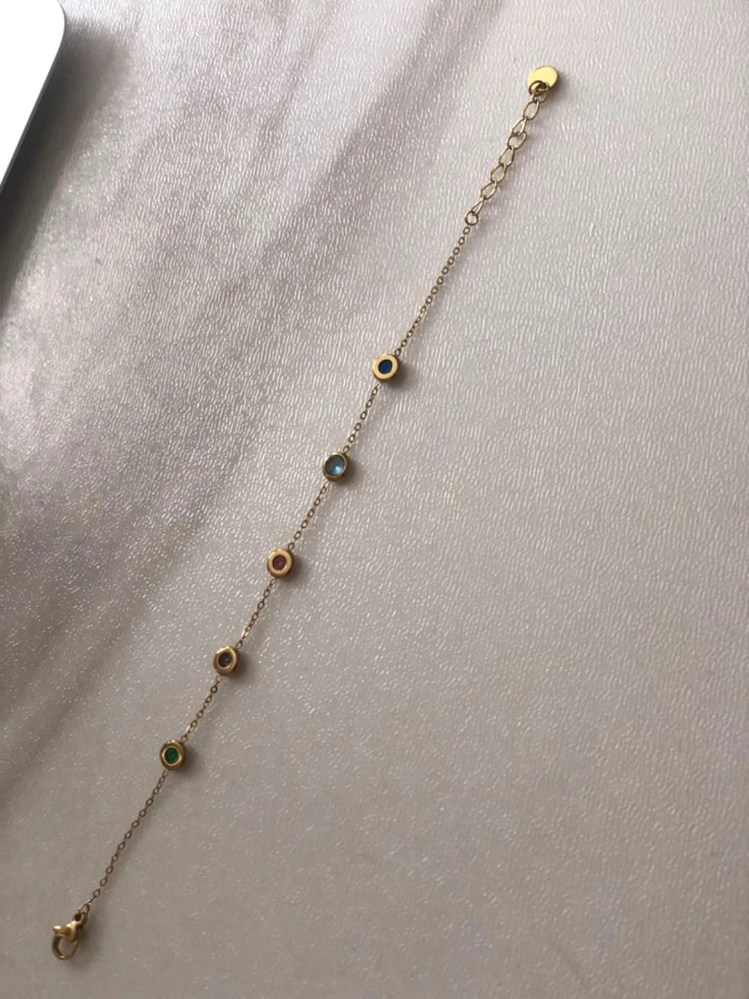 Customer photo review of Sophia's Spectrum Charm Bracelet