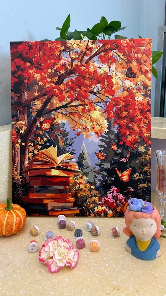 Customer photo review of Lecture d'automne et papillons