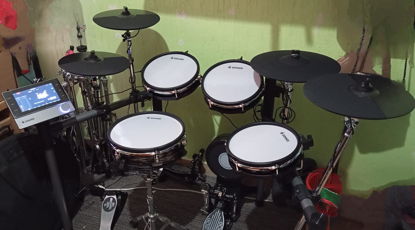 Customer photo review of Donner BEAT MAX Kit de Tambores Electrónicos