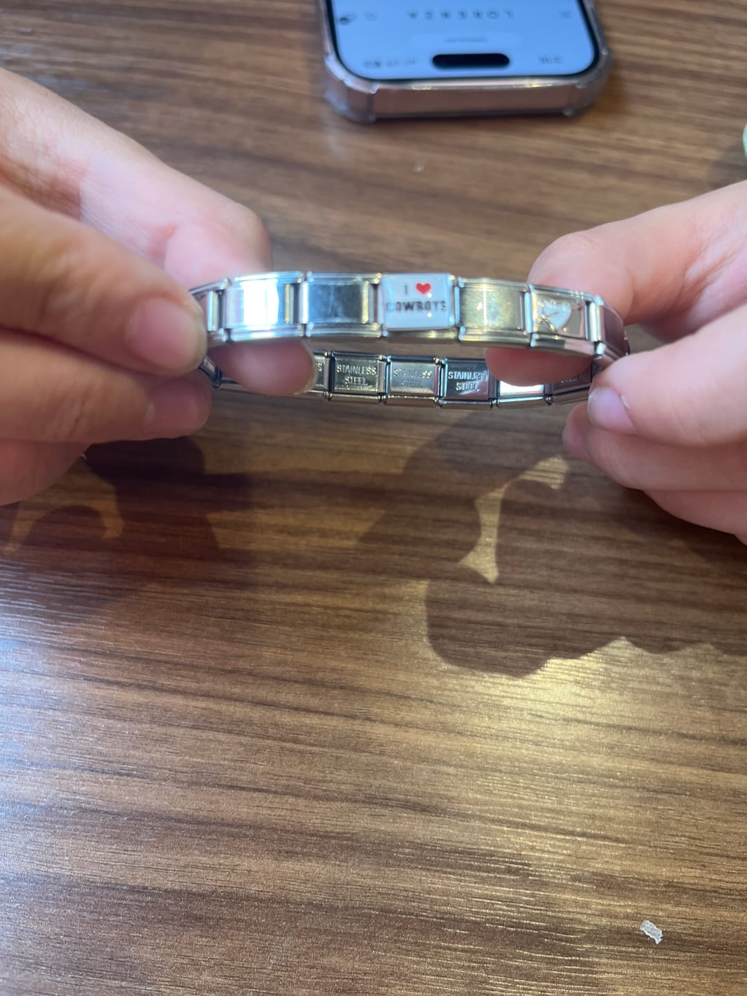 Customer photo review of Charm I Love Cowboys