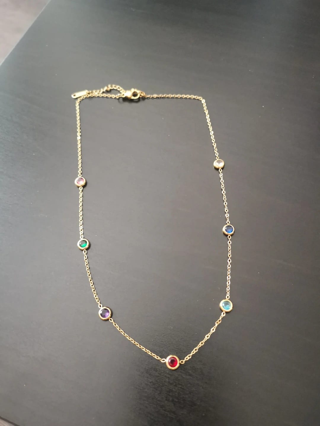 Customer photo review of Prism Blossom Necklace