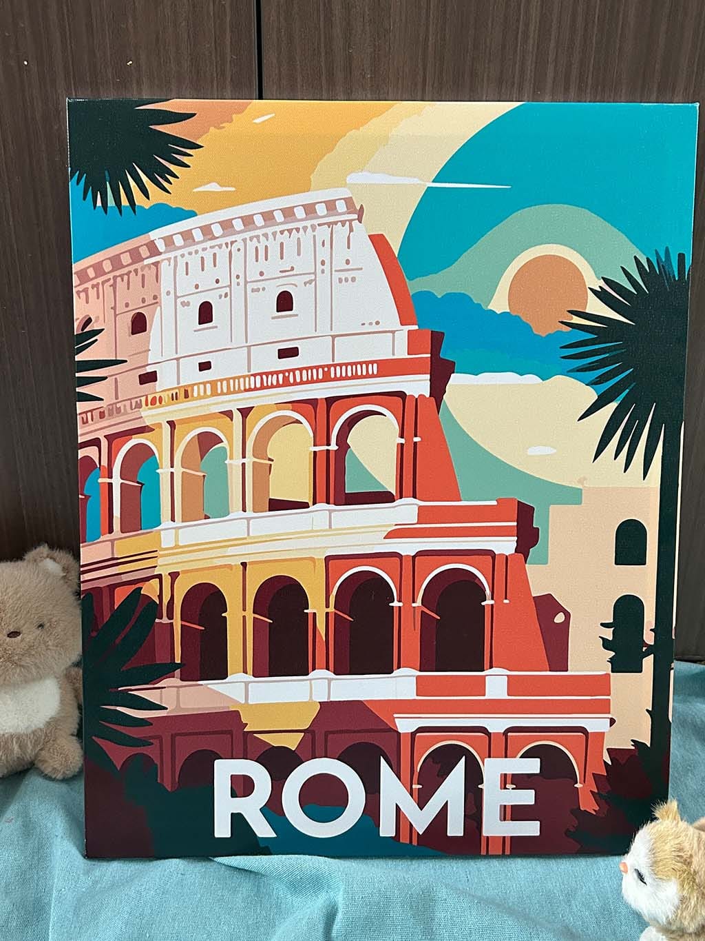 Customer photo review of Affiche Vintage Rome