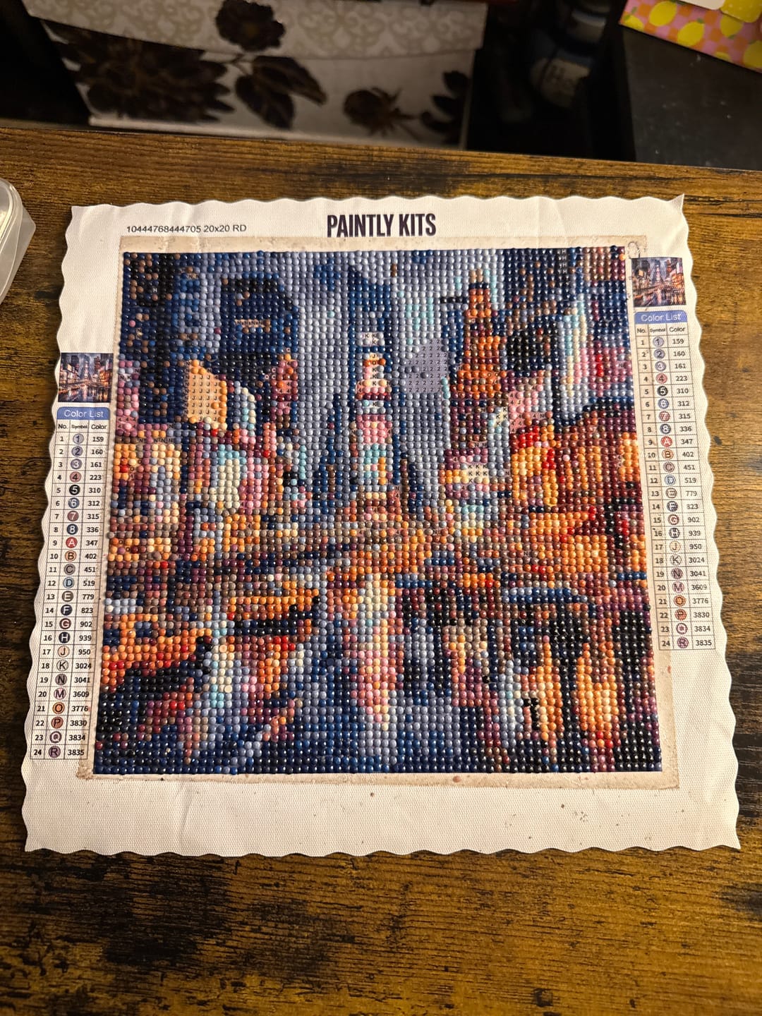 Customer photo review of Times Square in the Rain (Diamond Painting)