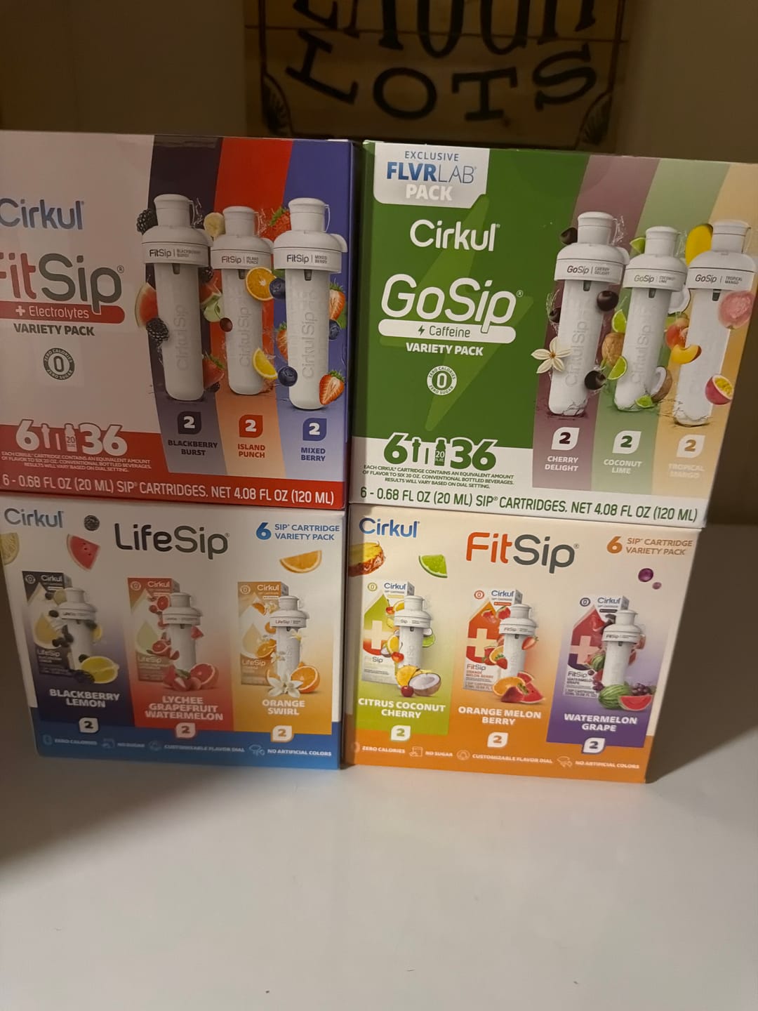 Customer photo review of GoSip® 6-Pack Variety Pack