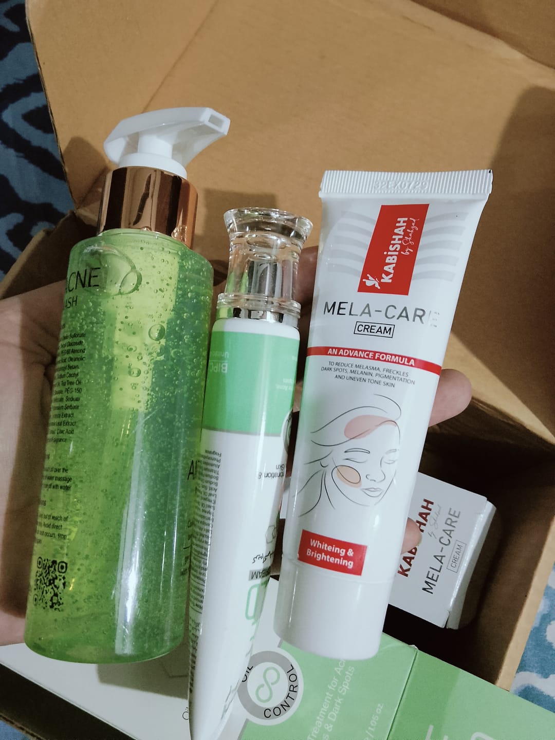 Customer photo review of Mela Care Advanced Brightening Cream