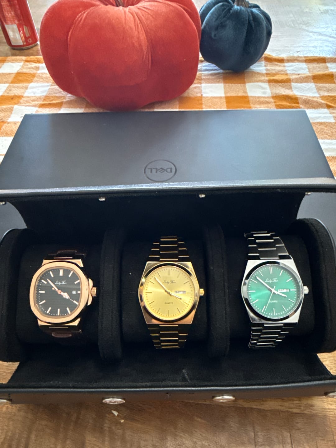 Customer photo review of Premium Leather Watch Roll
