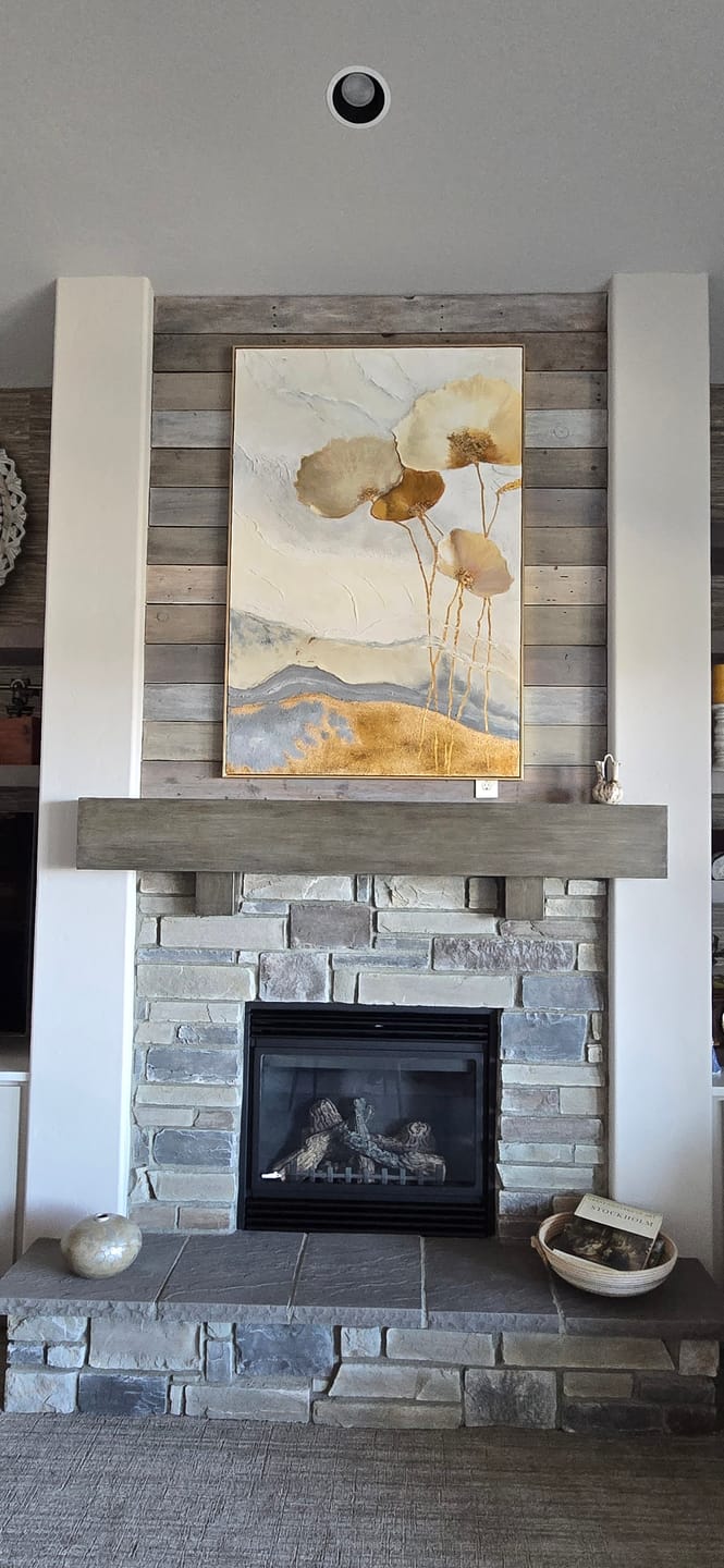 Customer photo review of Plaster Art Texture Painting #SG481