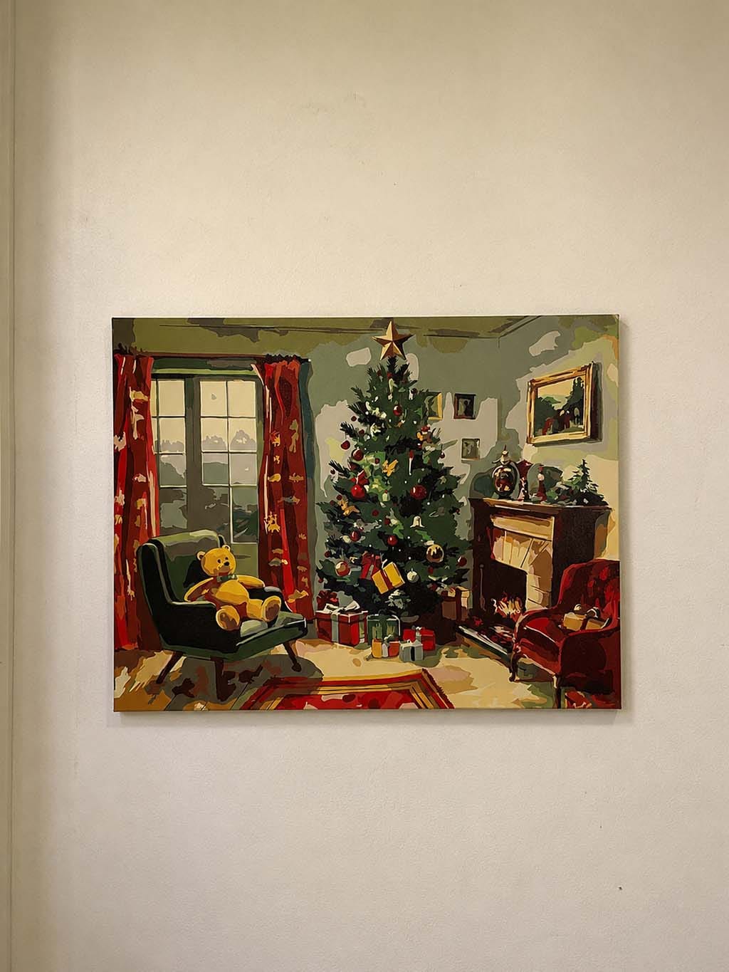 Customer photo review of Cheminée de Noël Classique