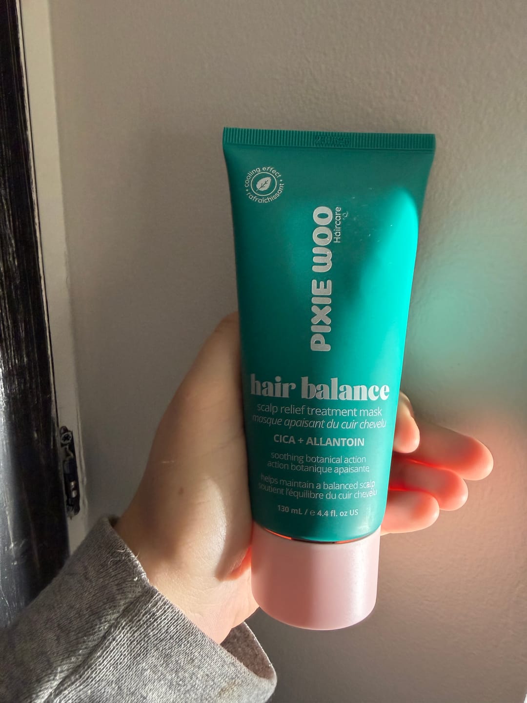 Customer photo review of Hair Balance - Scalp Relief Treatement mask