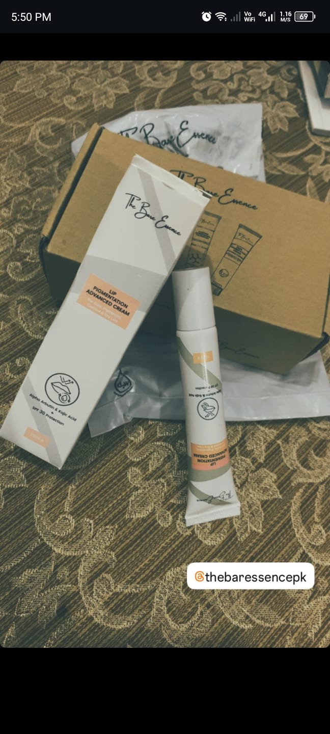Customer photo review of Advance Lip Pigmentation Cream💋 + SPF 30 Protection🛡️